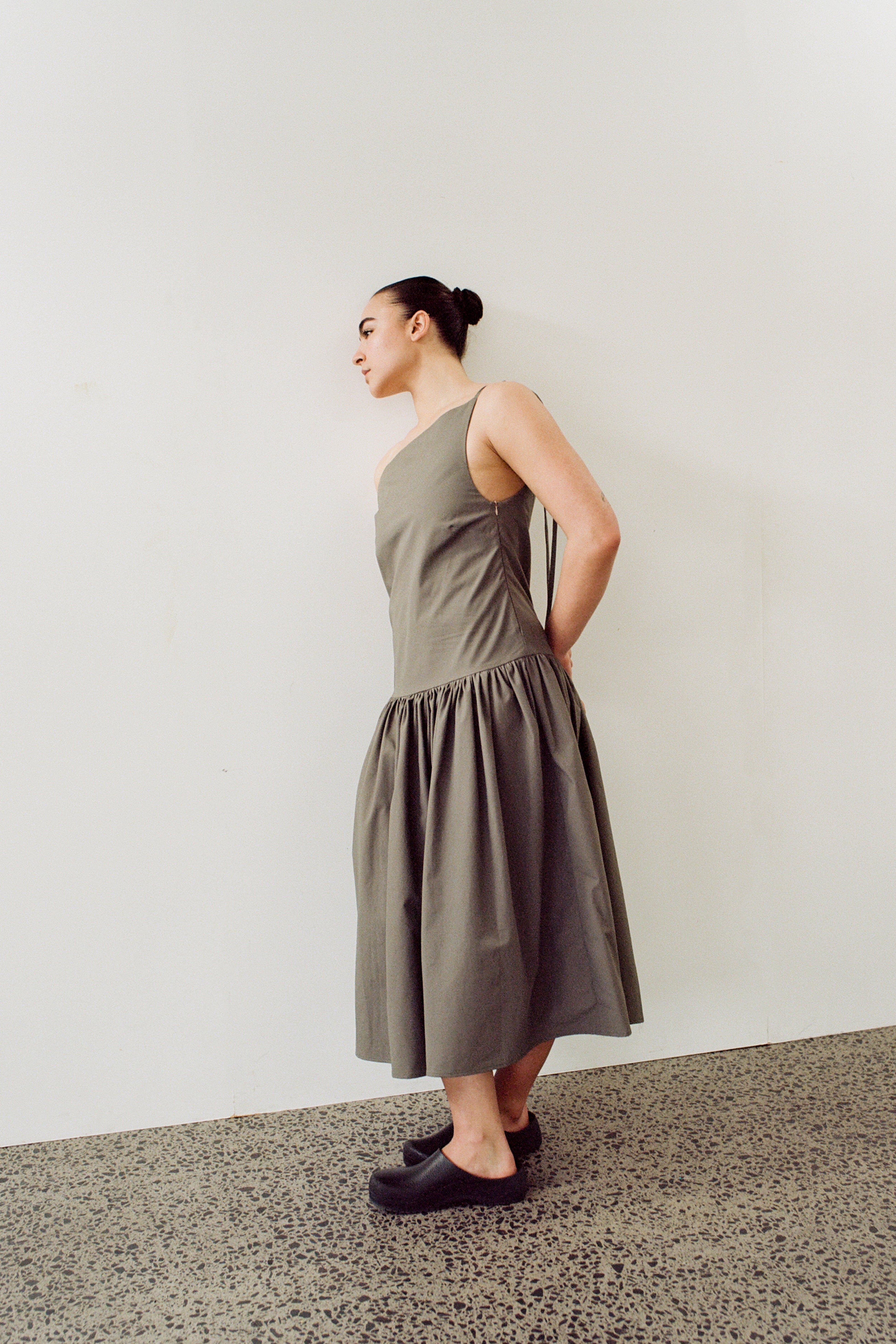 Lois Dress in Stone