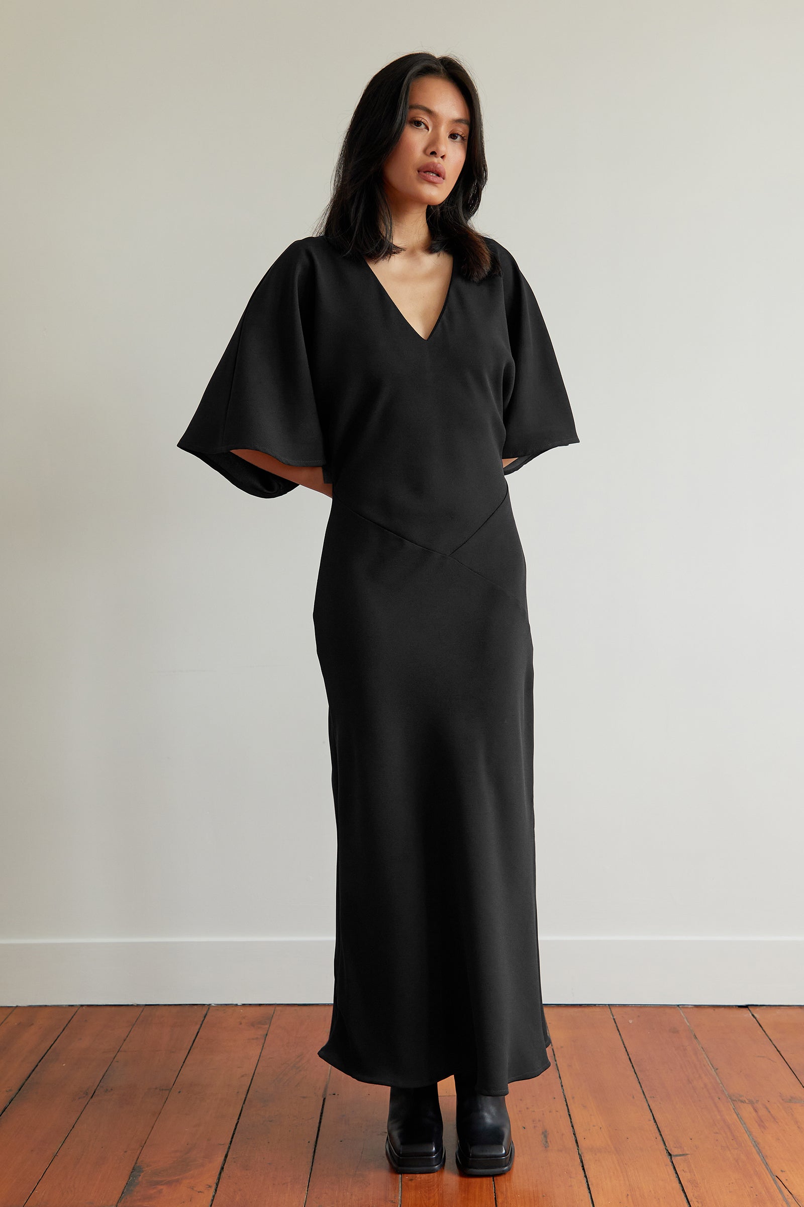 Kaftan Dress in Black