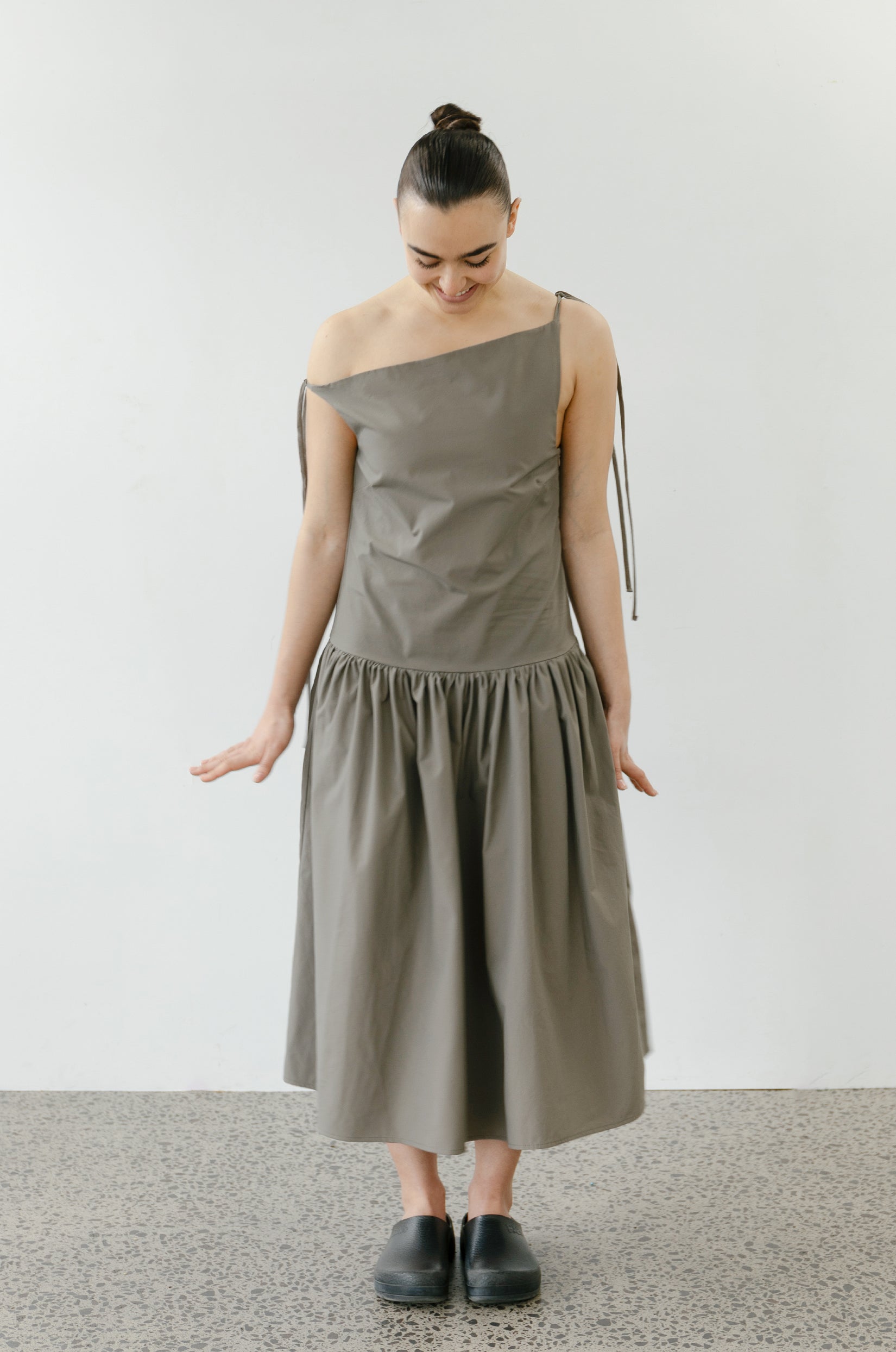 Lois Dress in Stone