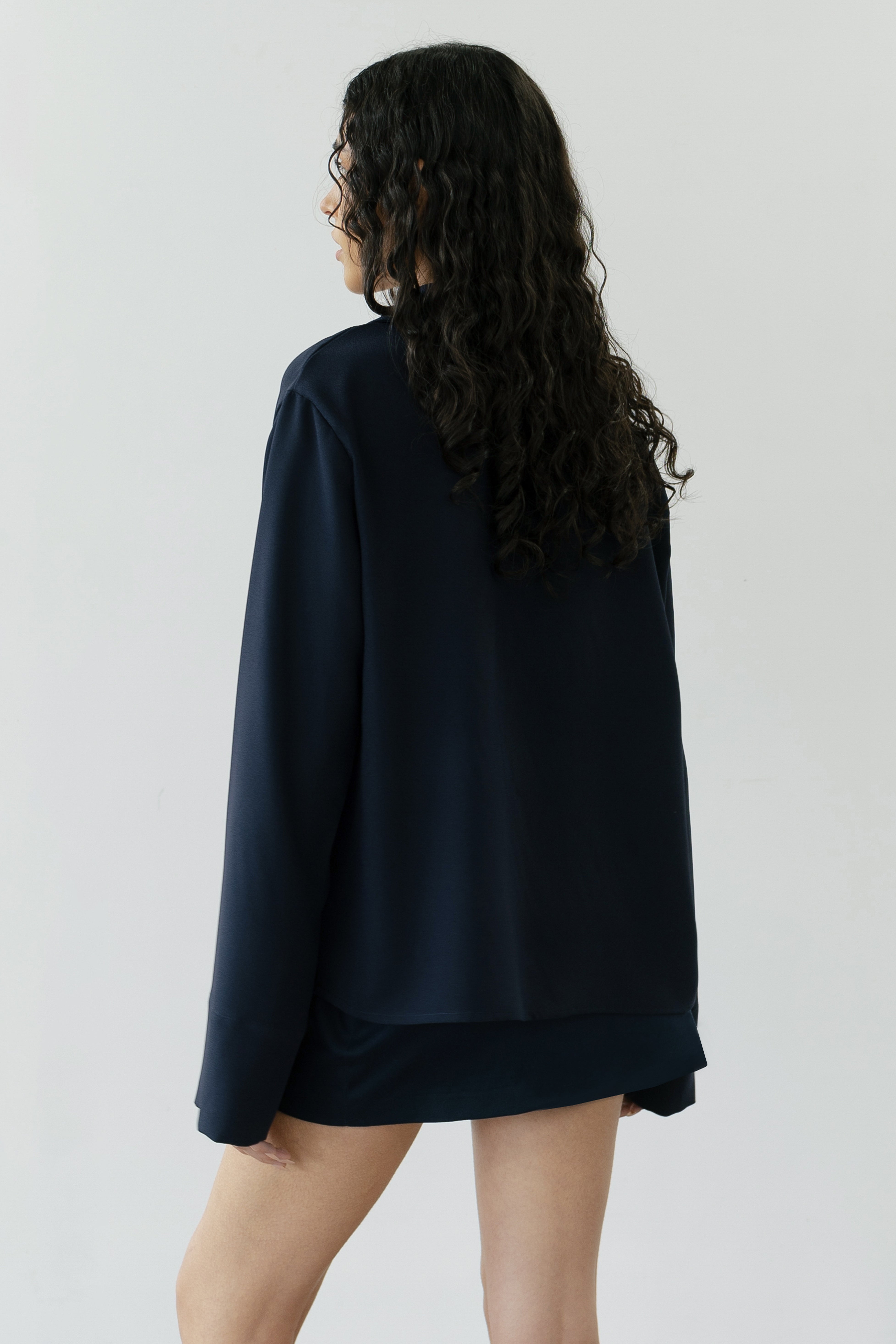 Slip Shirt in Midnight