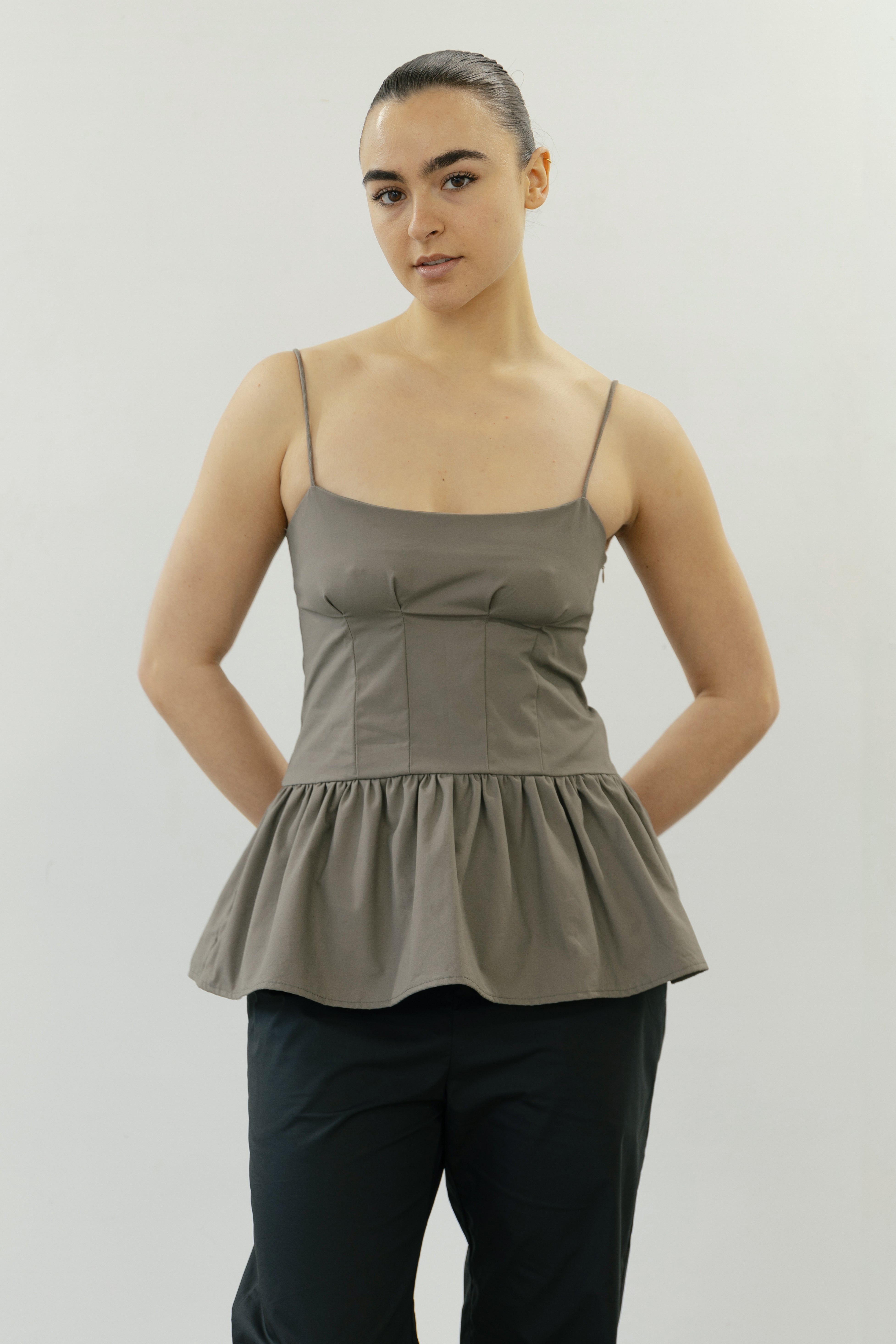 Umi Camisole in Stone