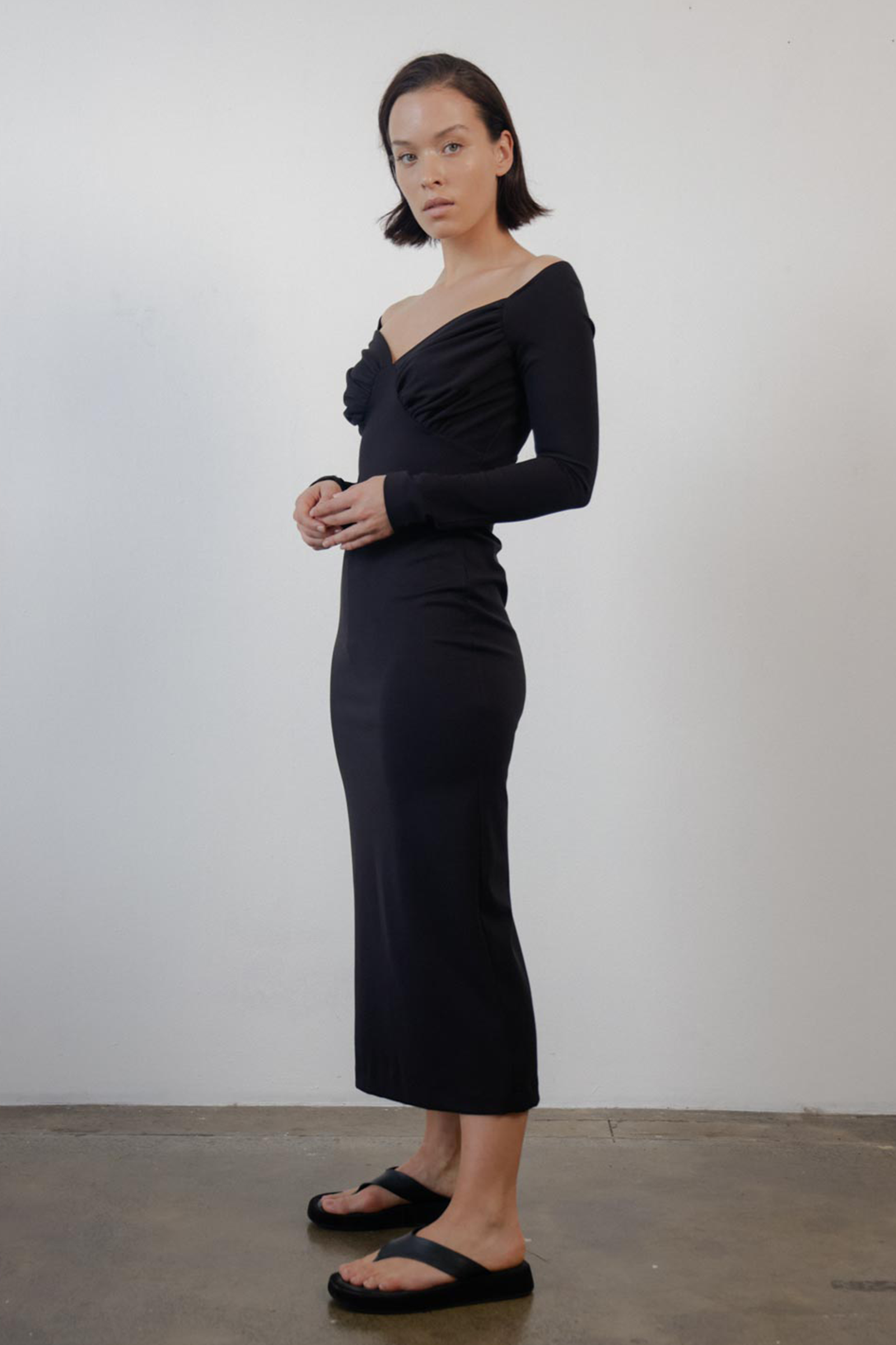 Bustier Dress in Black | Ellis Label